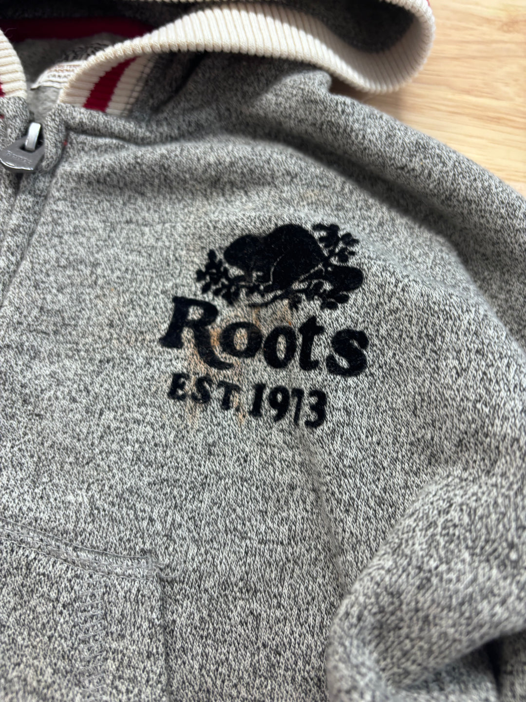 Roots Cabin Hoodie (Size 5T, Zip-Up) imperfect