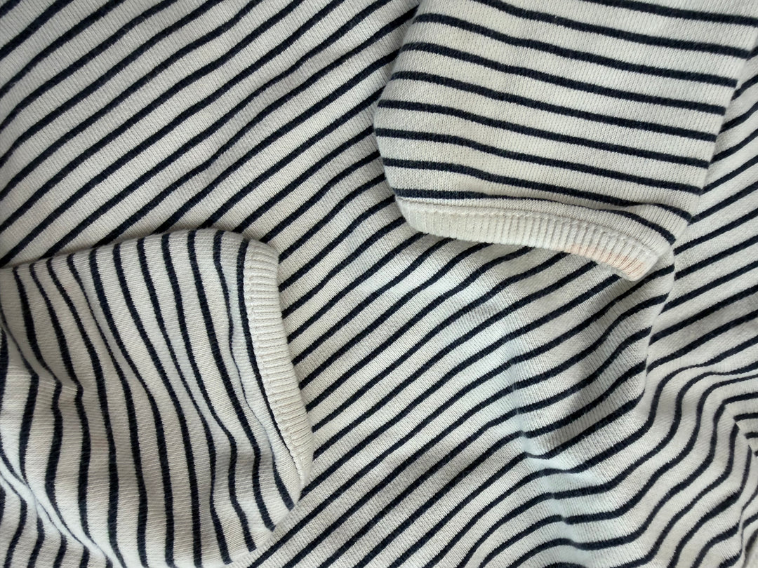 Zara Shirt – 2 Year | Cream with Stripes | Mickey Mouse Embroidered Patch