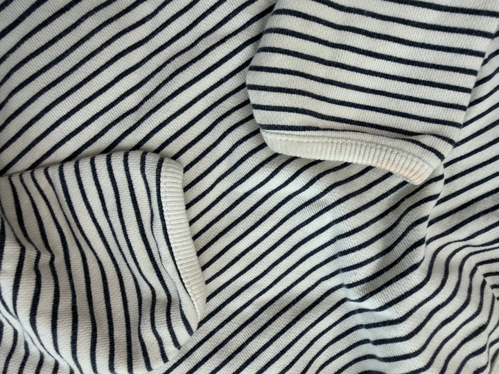 Zara Shirt – 2 Year | Cream with Stripes | Mickey Mouse Embroidered Patch