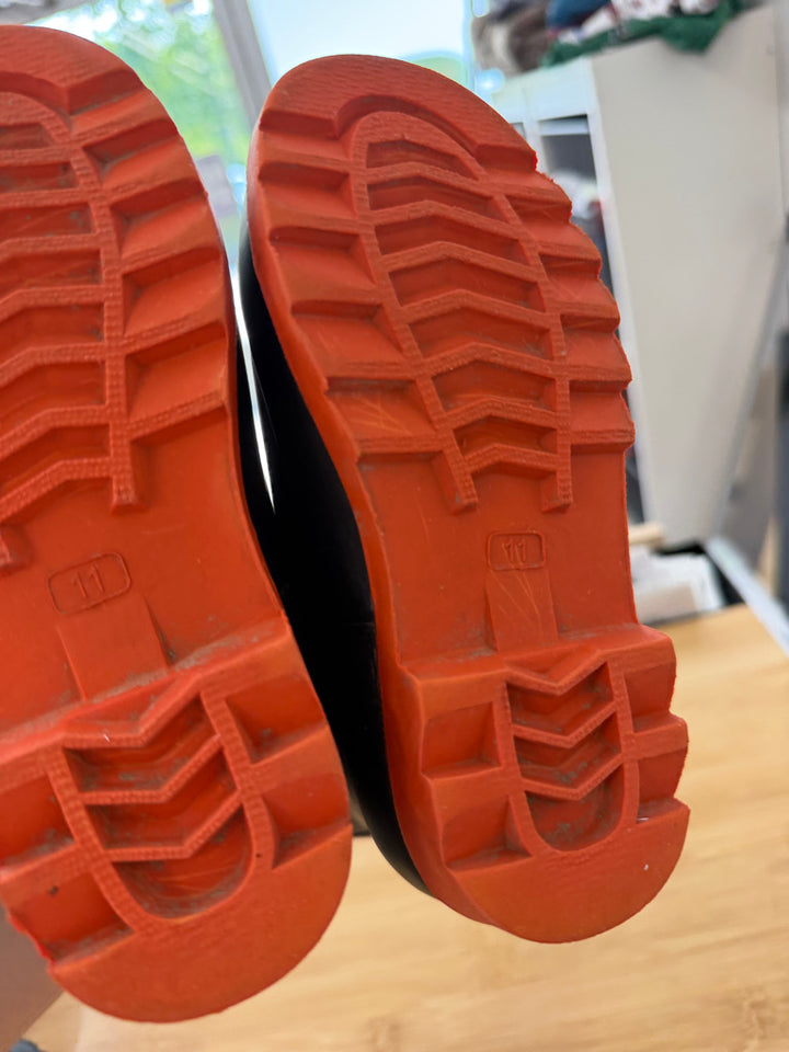Ripzone Rain Boots – 11 (EU 29) | Black & Orange