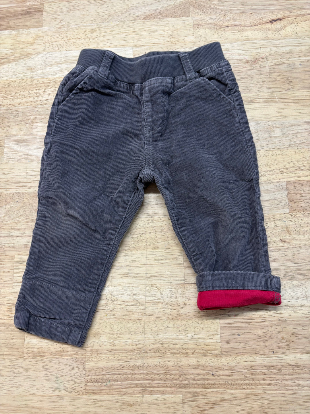 Jack & Jill Grey Corduroy Pants | Size 6–12M