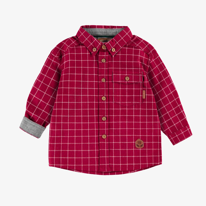 Red Plaid Flannel Shirt