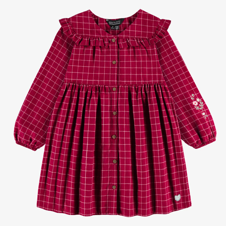 Red Plaid Falannel Dress