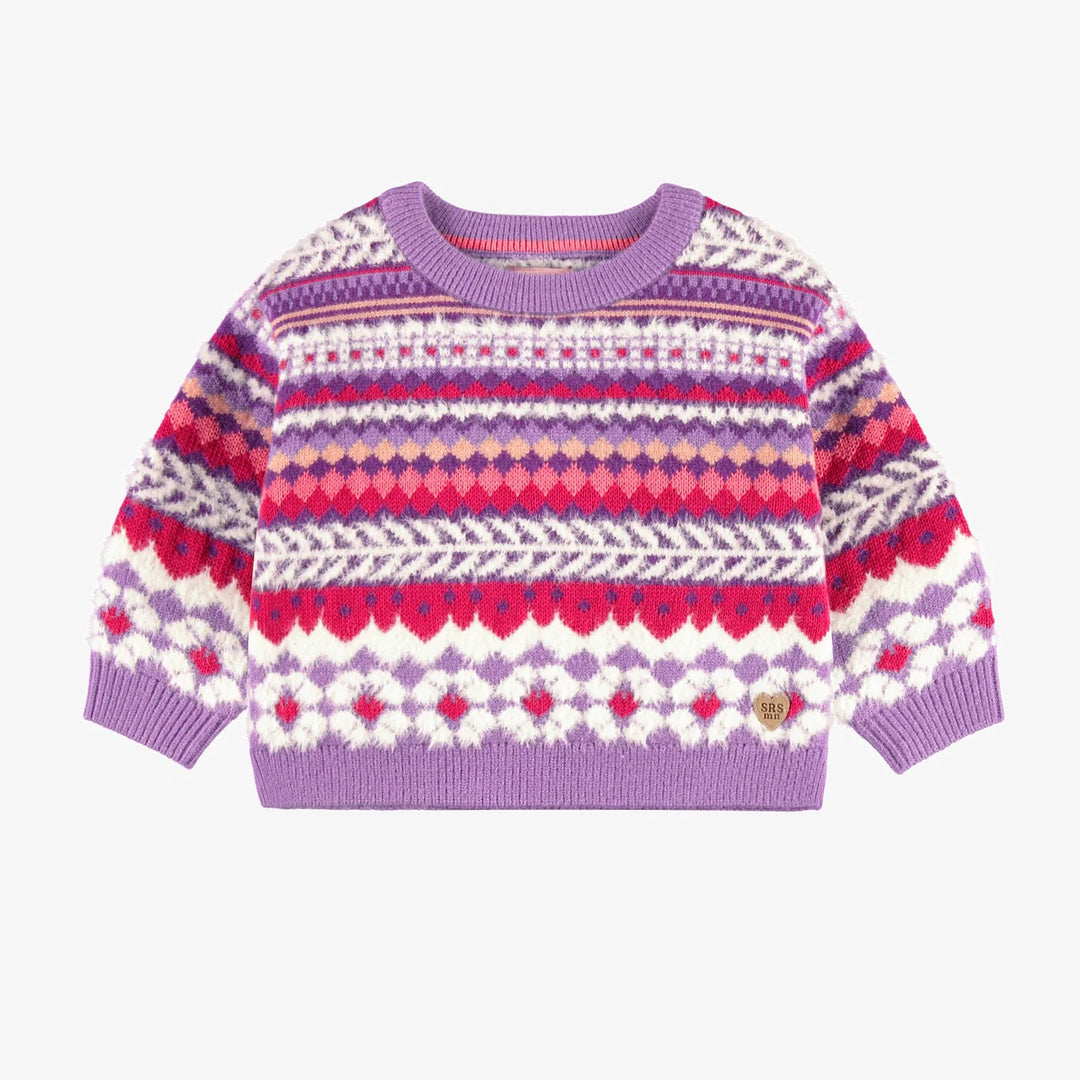 Baby/Toddler Knit Sweater | Purple