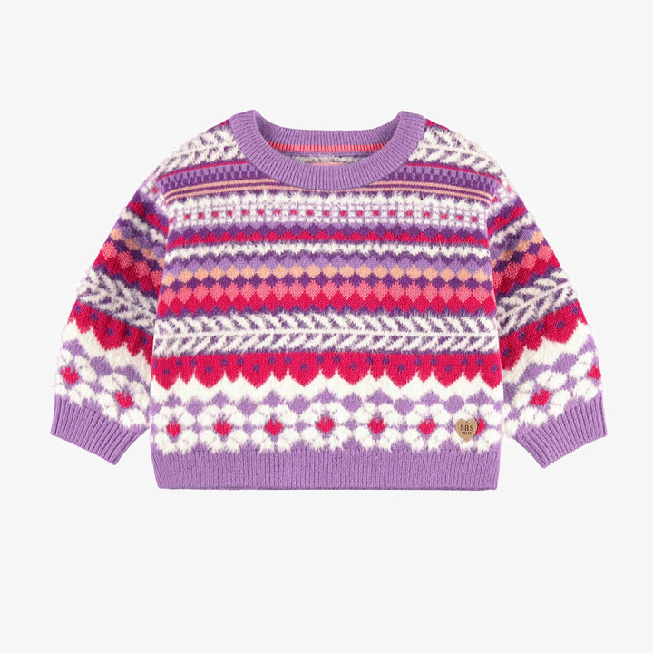 Baby/Toddler Knit Sweater | Purple