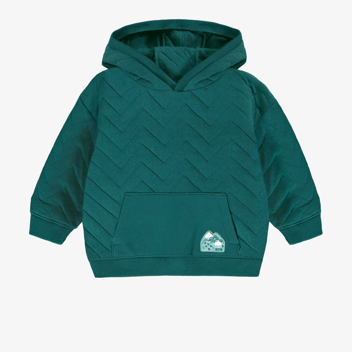 Baby/Toddler Quilted Hoodie in Green