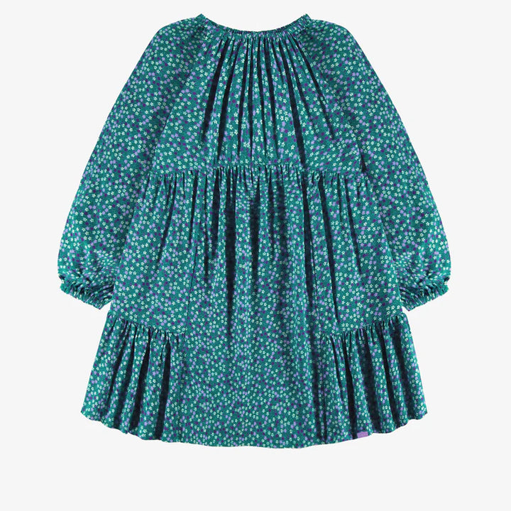 Children's Turquoise Floral Dress