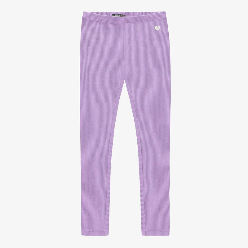 Children's Knit Leggings | Purple