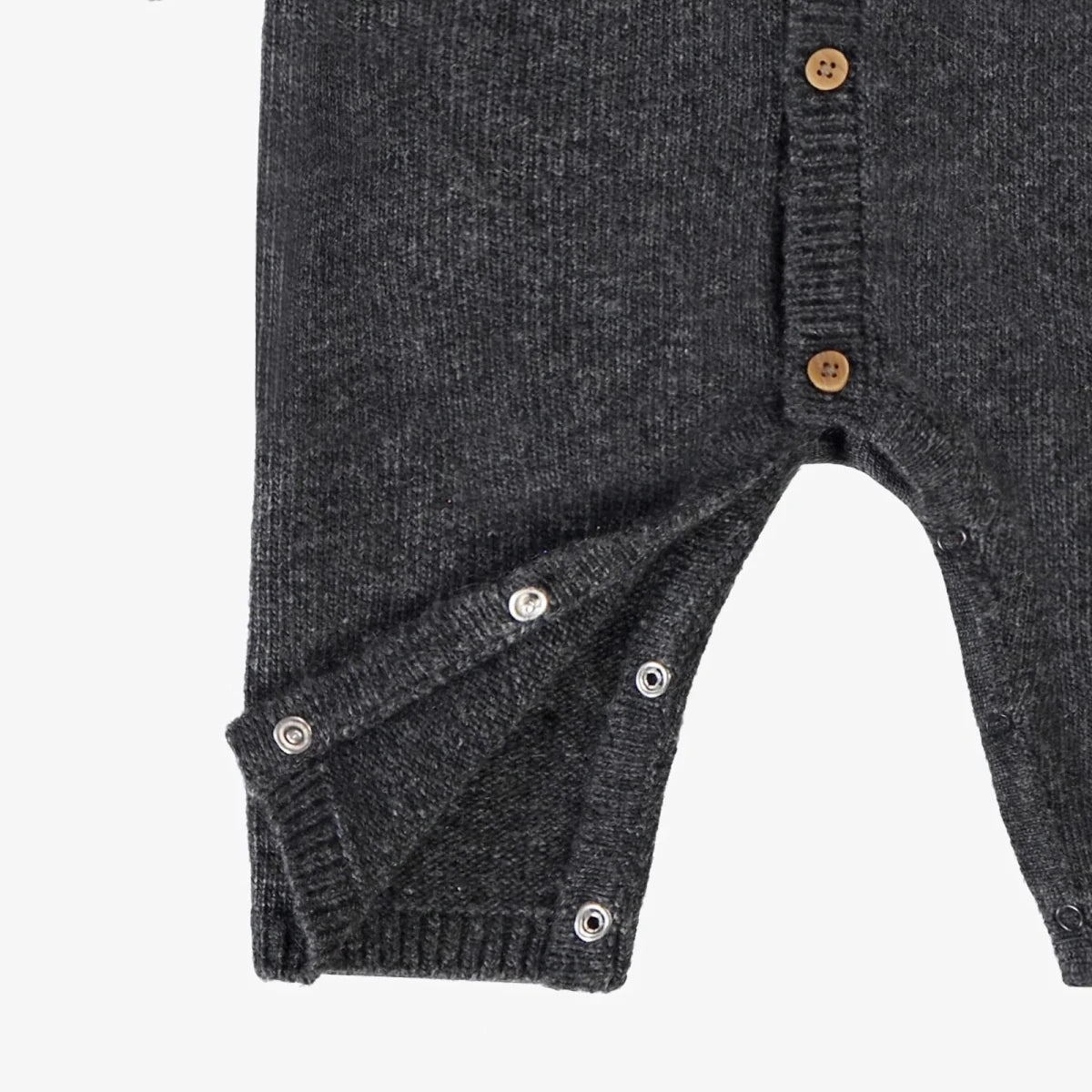 Baby Jumper with Jacquard Patterns | Grey FINAL SALE - Nest and Sprout - Souris Mini