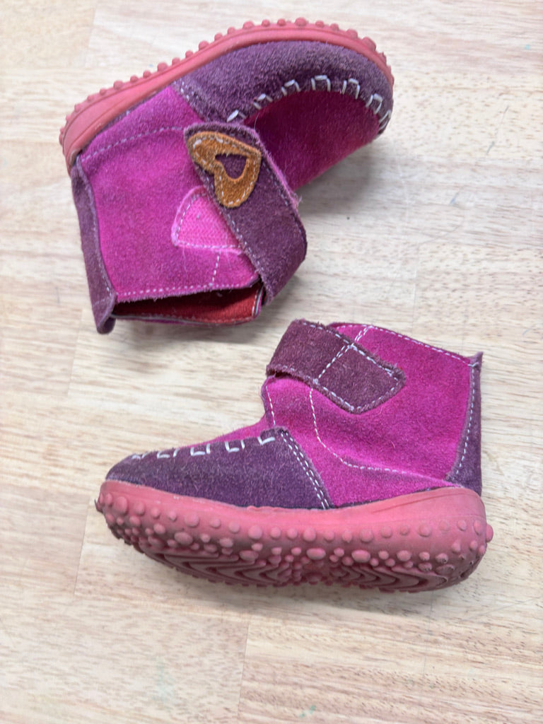 Felted Fuchsia Booties Size 6