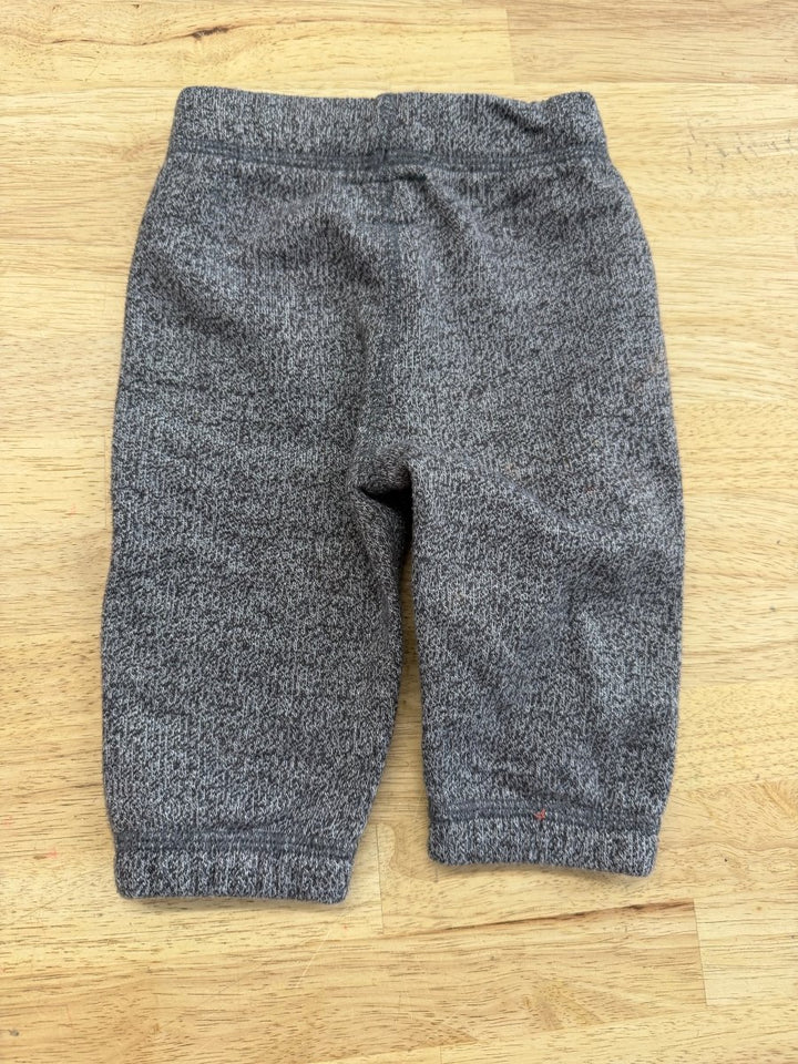 Roots Joggers – 3–6M | Grey imperfect - Nest and Sprout - Consignment