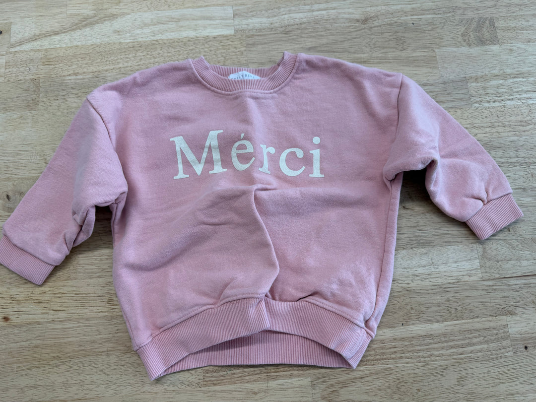 Daily Bebe Oversized Sweater – S (2/3Y) | Pink Merci