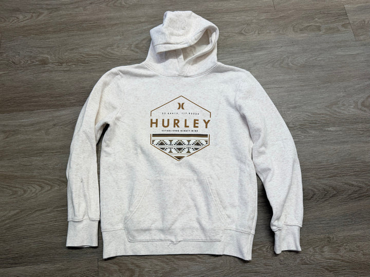 Hurley Sweatshirt – 14/16 | Cream Logo Graphic | Play