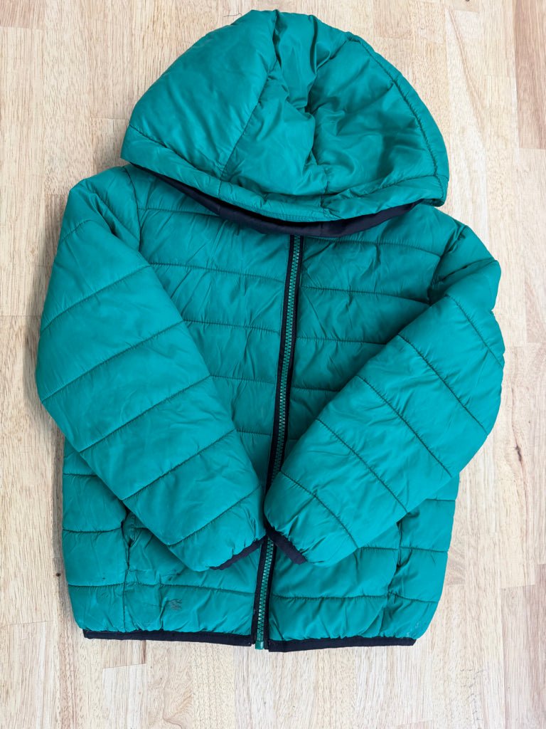 George Green Puffer Jacket – 6 | Polyester Fill | Play - Nest and Sprout-Consignment