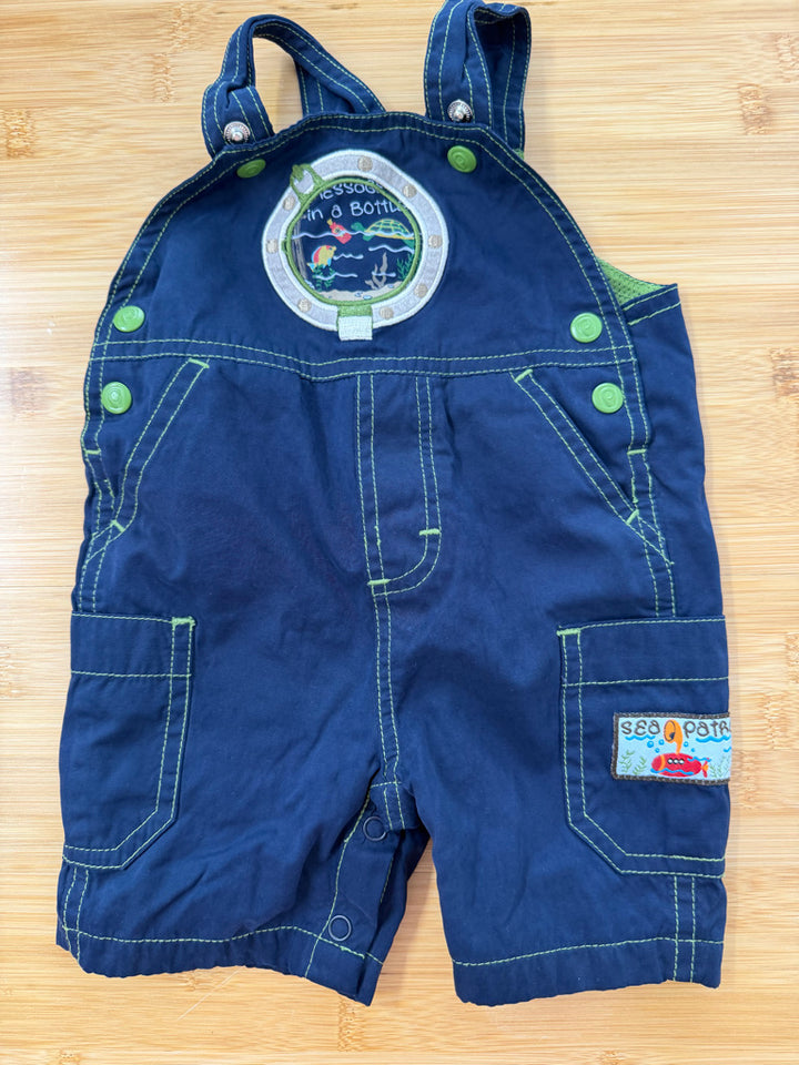 Please Mum Short Overalls – 3M | Navy Sea Patrol Wicking Jersey Inner Snap-Up