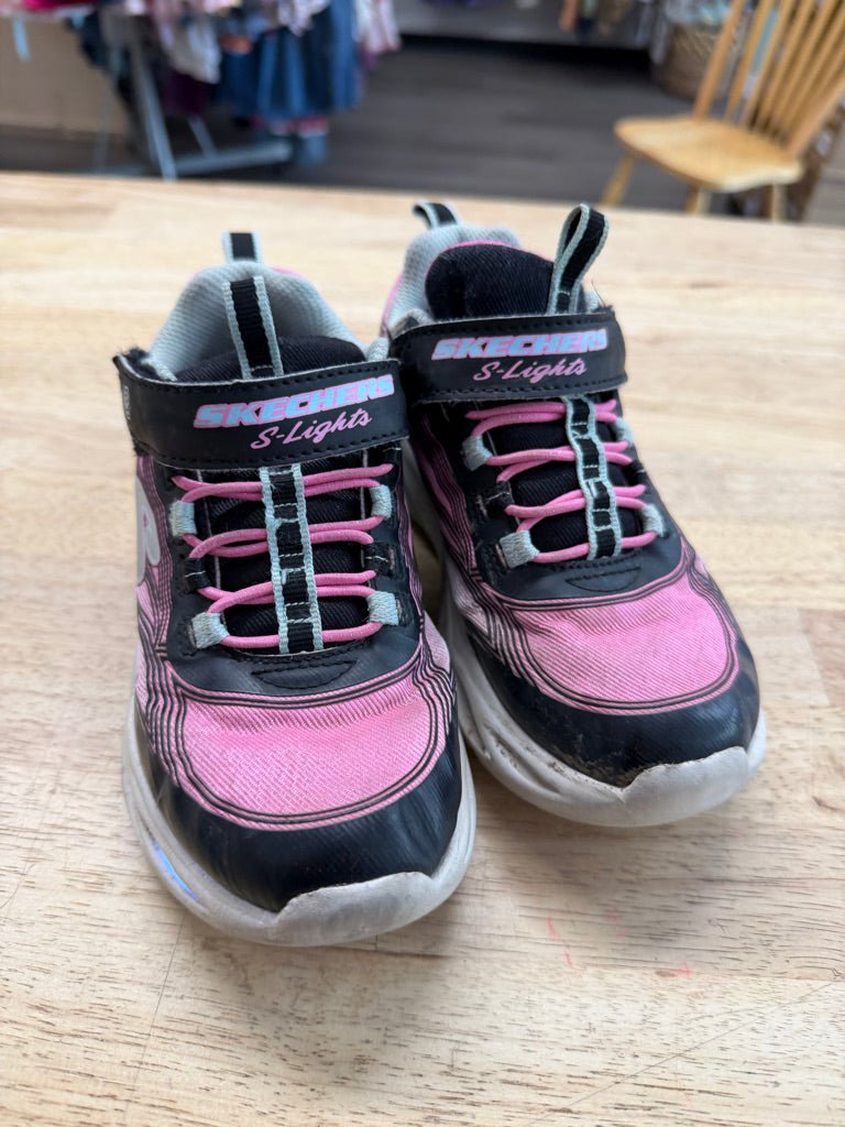 Skechers Light - Up Sneakers – 13 | Pink and Black - Nest and Sprout - Consignment