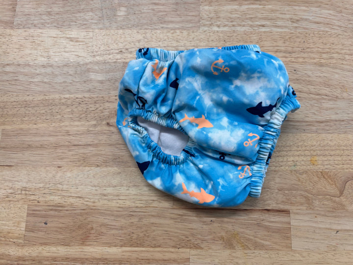 George 6-12M Swim Diaper – Blue Fish