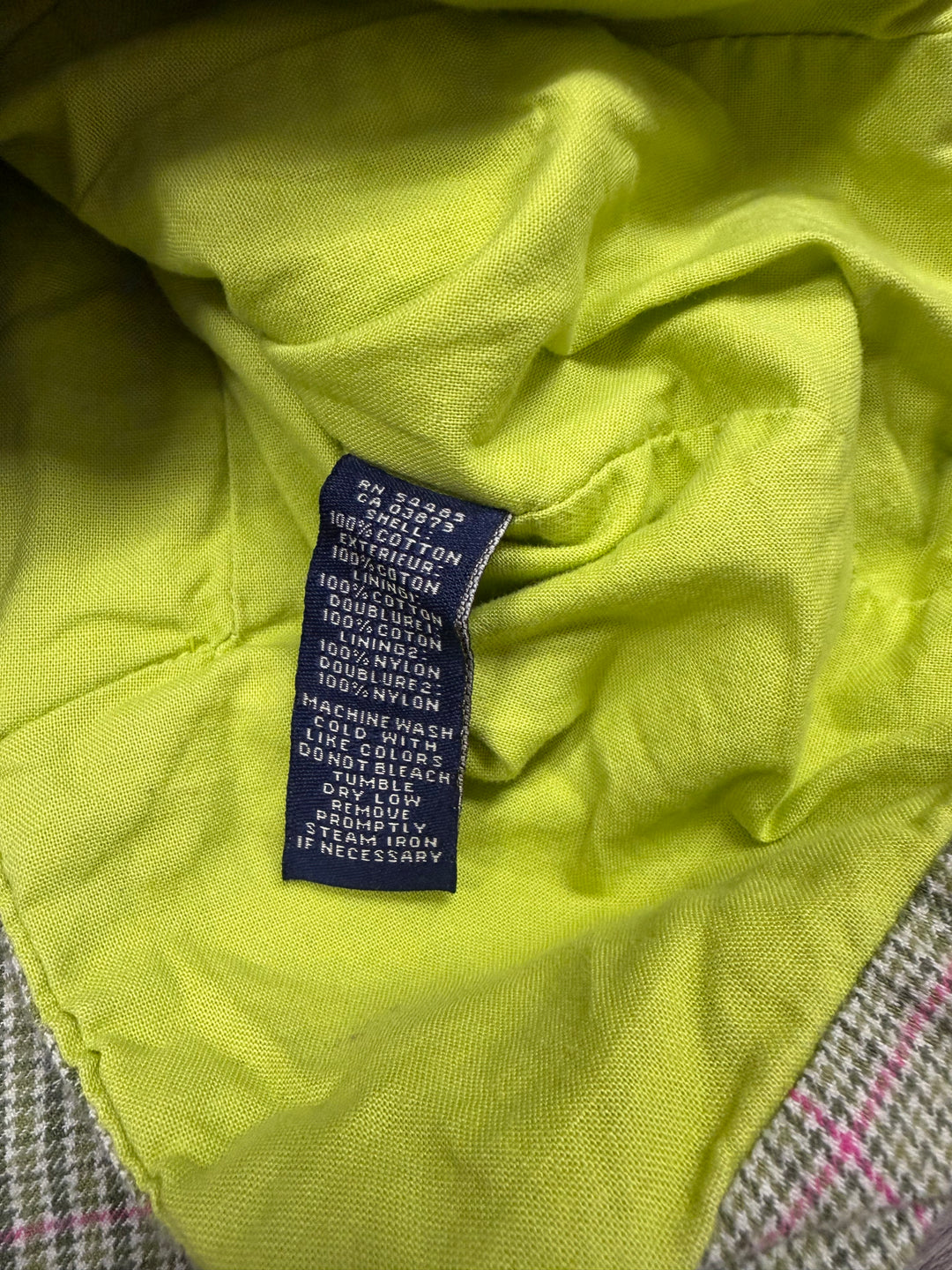 American Eagle Outfitters Plaid – XS | Green | Hot Pink Stripe
