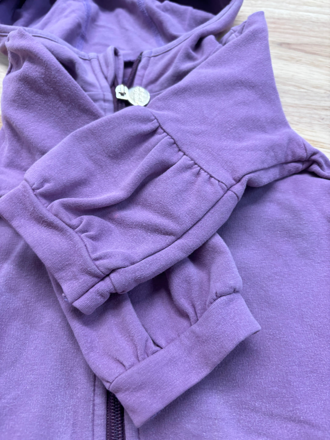 Peekaboo Beans Light Purple Jacket with Fluff Arms (Size 3)