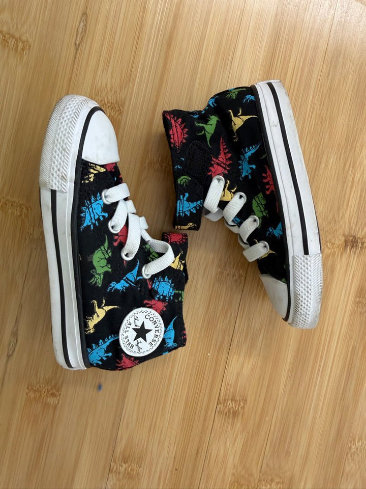 Converse All Star High Tops – 7 (EU 23) | Velcro & Elastic Lace Excellent - Nest and Sprout-Consignment