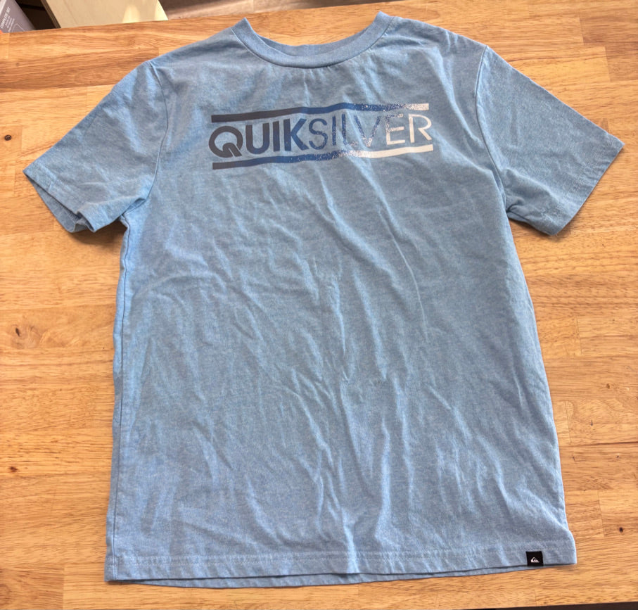 Quiksilver Short Sleeve Tee Light Blue 10/12