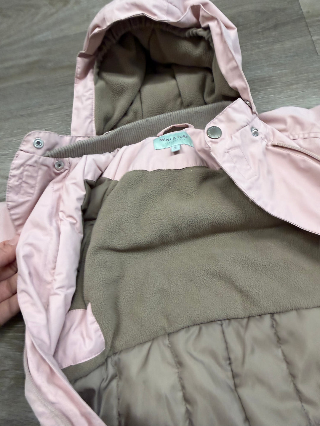 Mini A Ture Snowsuit – 12 Months | Pink | Thermolite | Double Zipper