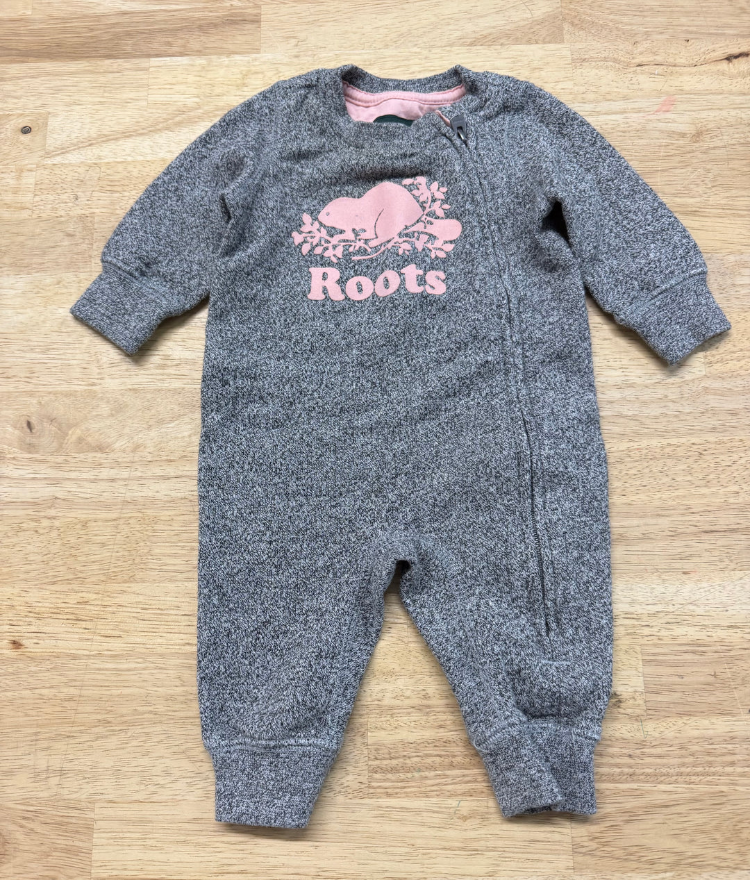 Roots Baby One Piece Romper – 0-3 Months | Pink