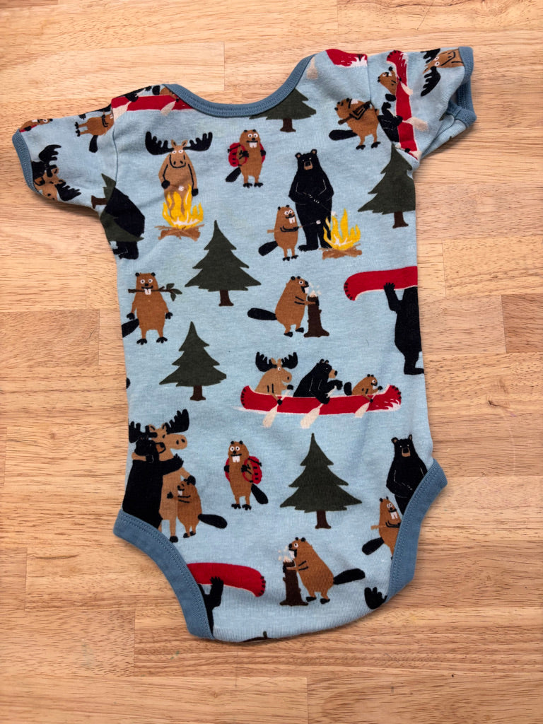 Hatley Little Blue House 6-12 Month Bodysuit