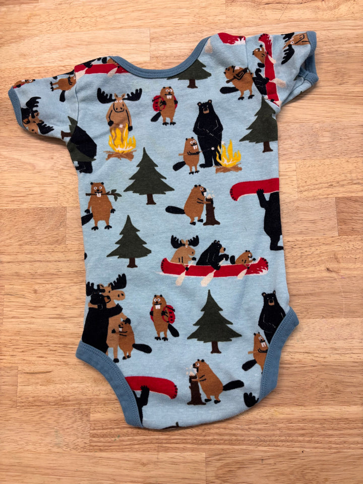 Hatley Little Blue House 6-12 Month Bodysuit