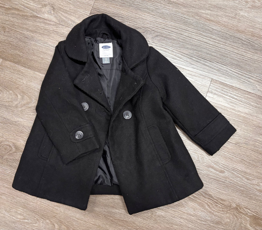 Old Navy Peacoat – Size 2T – Black