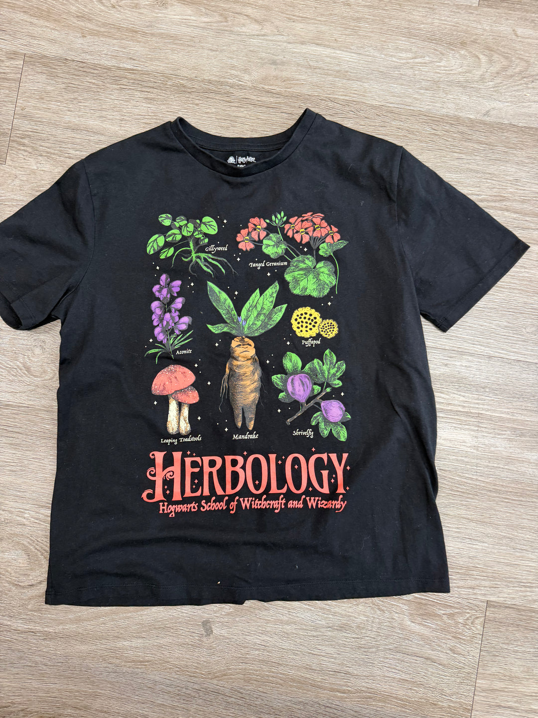 Harry Potter Herbology T-Shirt – Adult S | Black