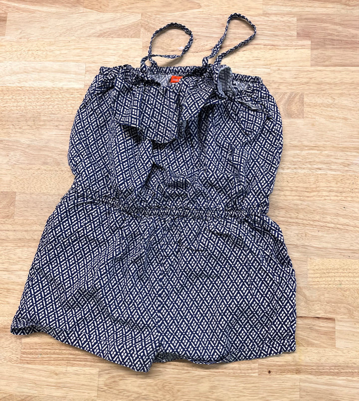 Joe Fresh Size 8 Blue Romper STAINED