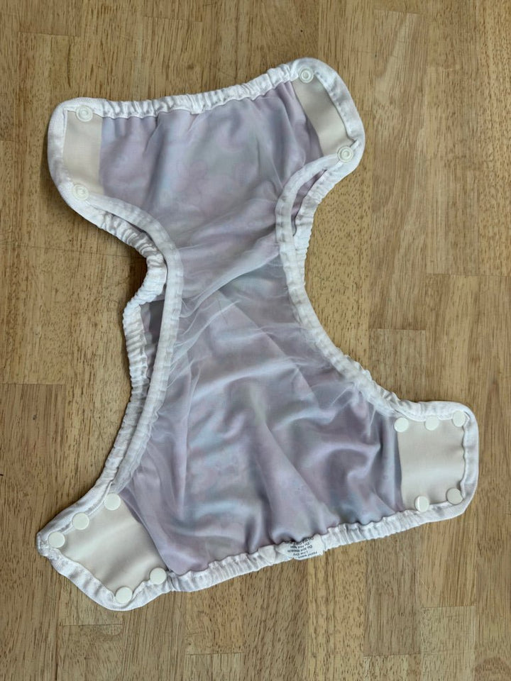 Motherease Swim Dipaer – L (30–40lbs) | Pink Floral Made in Canada - Nest and Sprout - Consignment