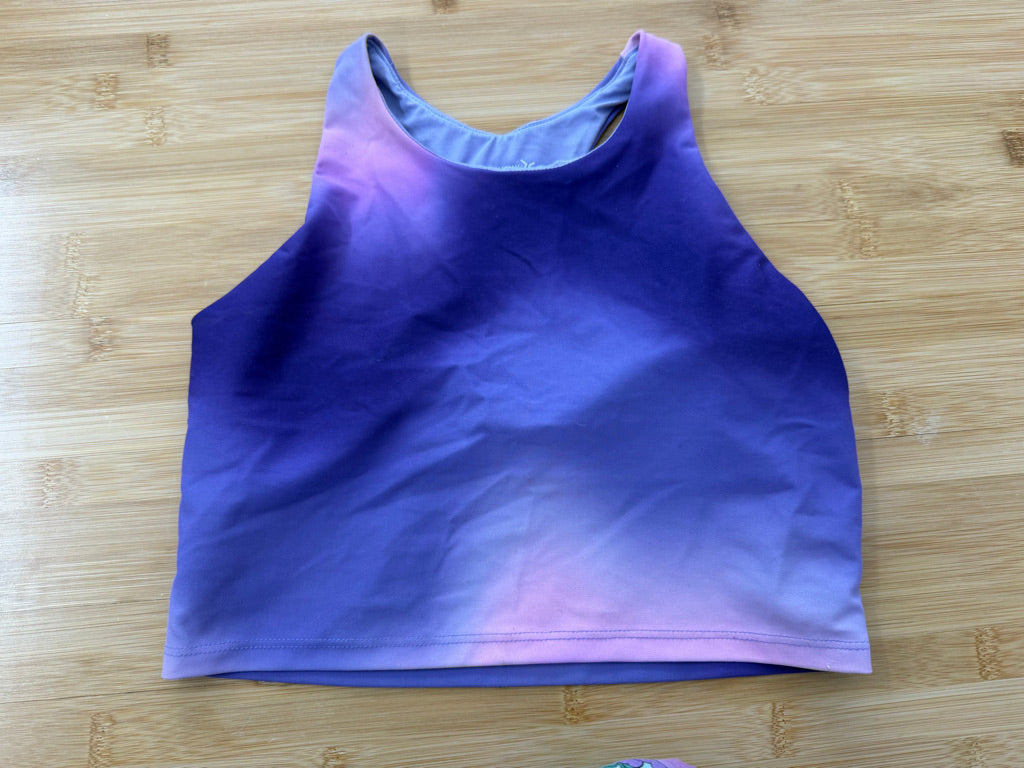 Old Navy Active PowerSoft Sports Bra – 10–12 | Purple Ombre | Play
