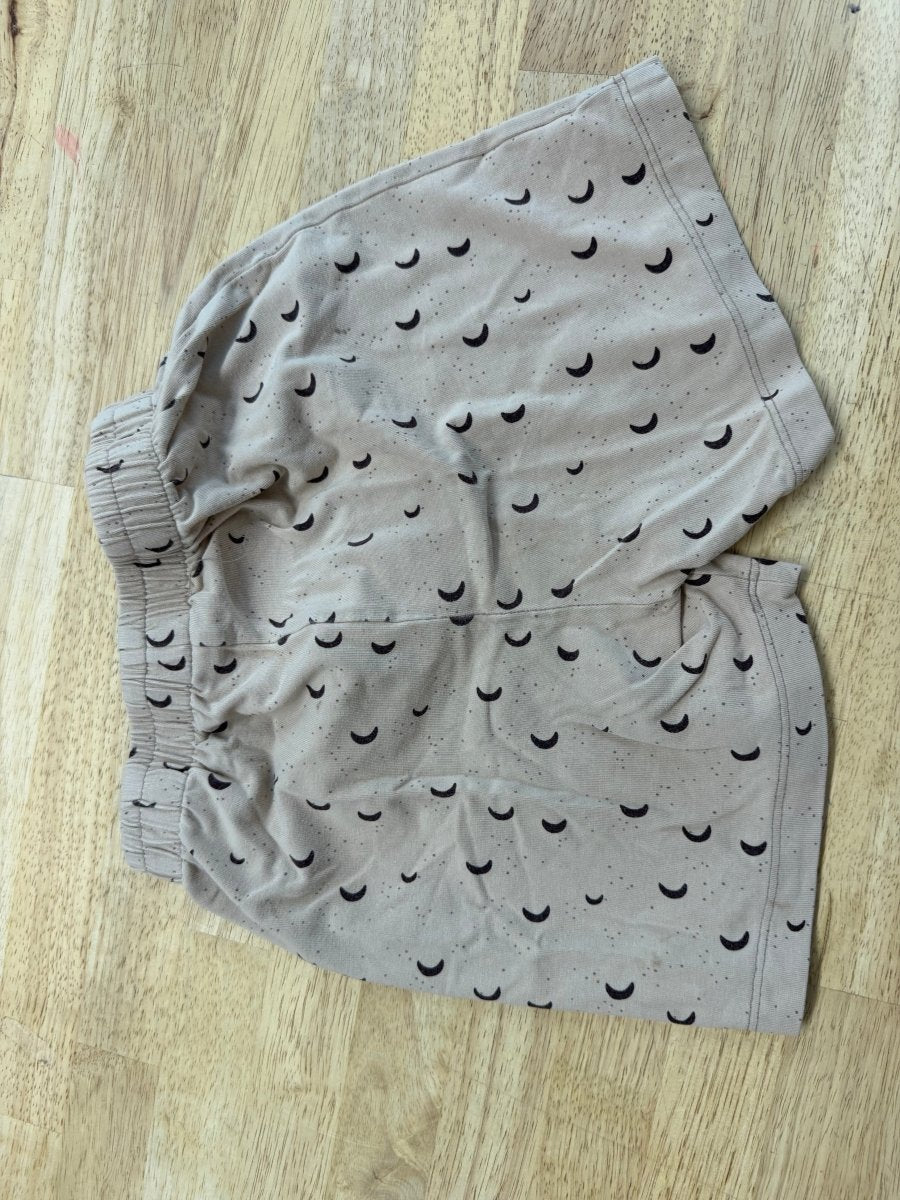 Jax & Lennon Moon Print Light Brown Shorts – Youth M | Excellent - Nest and Sprout-Consignment