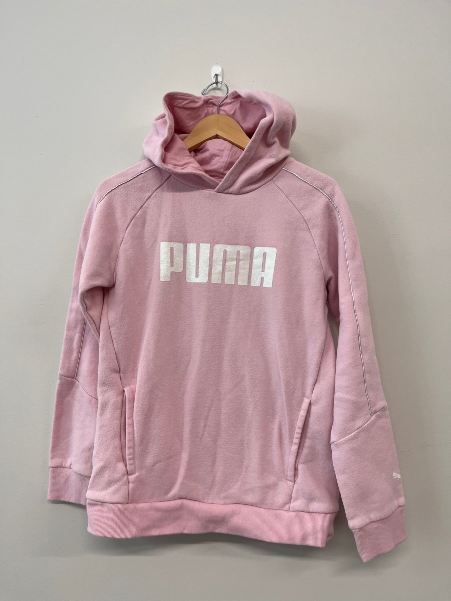 Puma Youth XXL (18 - 20Y) Light Pink Hoodie - Nest and Sprout - Consignment