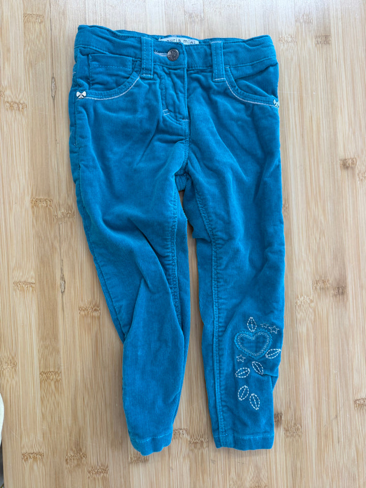 Souris Mini Blue Corduroy Jeans – 2Y