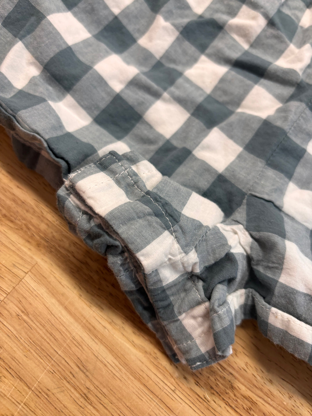 Rachel Zoe Blue Plaid Romper Size 5