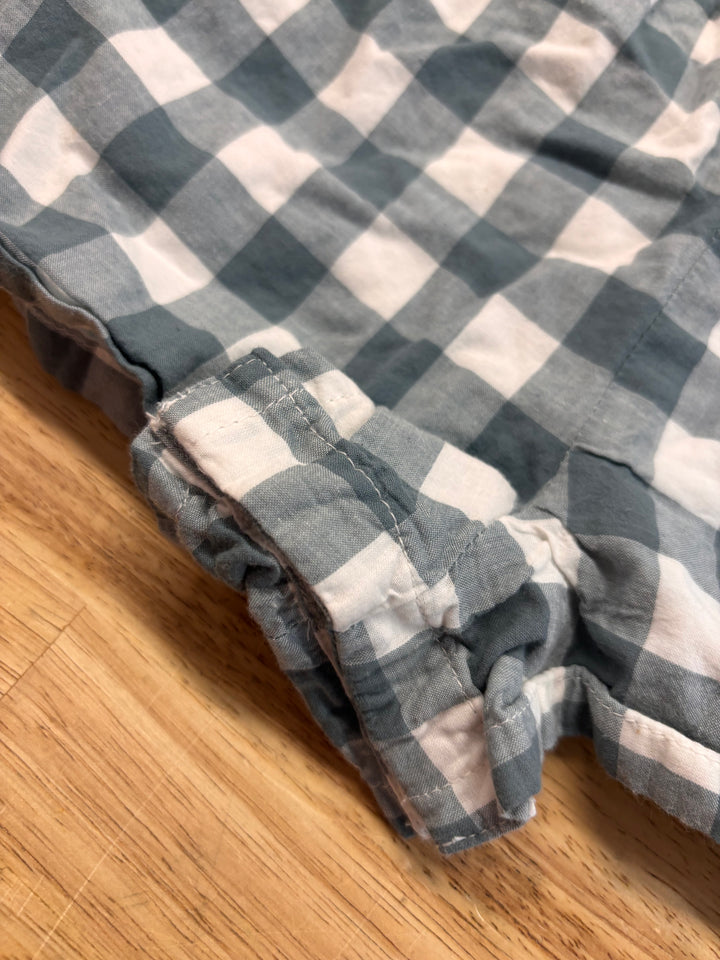 Rachel Zoe Blue Plaid Romper Size 5