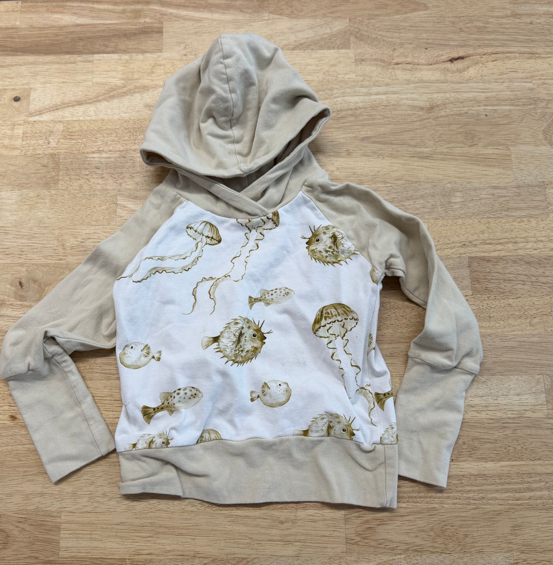 Grow With Me Shirt – 1-3Y Est. | Cream Puffer Fish Print | Play