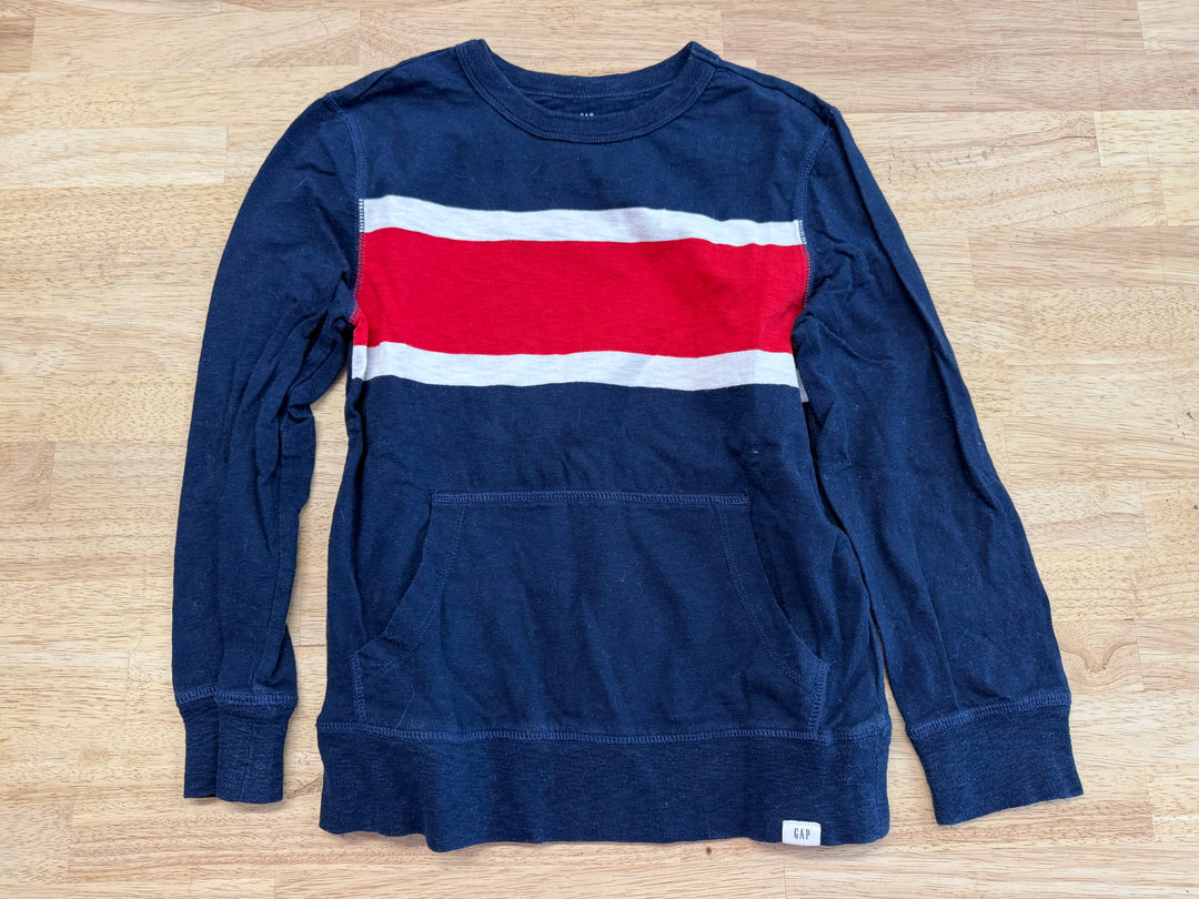 Gap Kids Navy Stripe Long Sleeve Shirt – S | Red White Navy