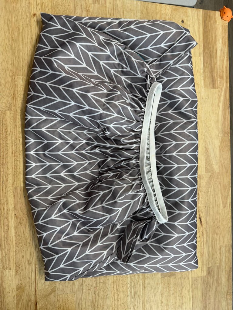 Teamoy Diaper Pail Liner Chevron Grey - Nest and Sprout - Consignment