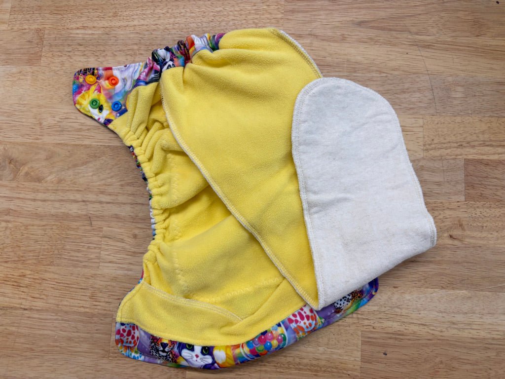 TC Tooshies Cloth Diaper – Rainbow Dog Print (AIO) - Nest and Sprout - Consignment