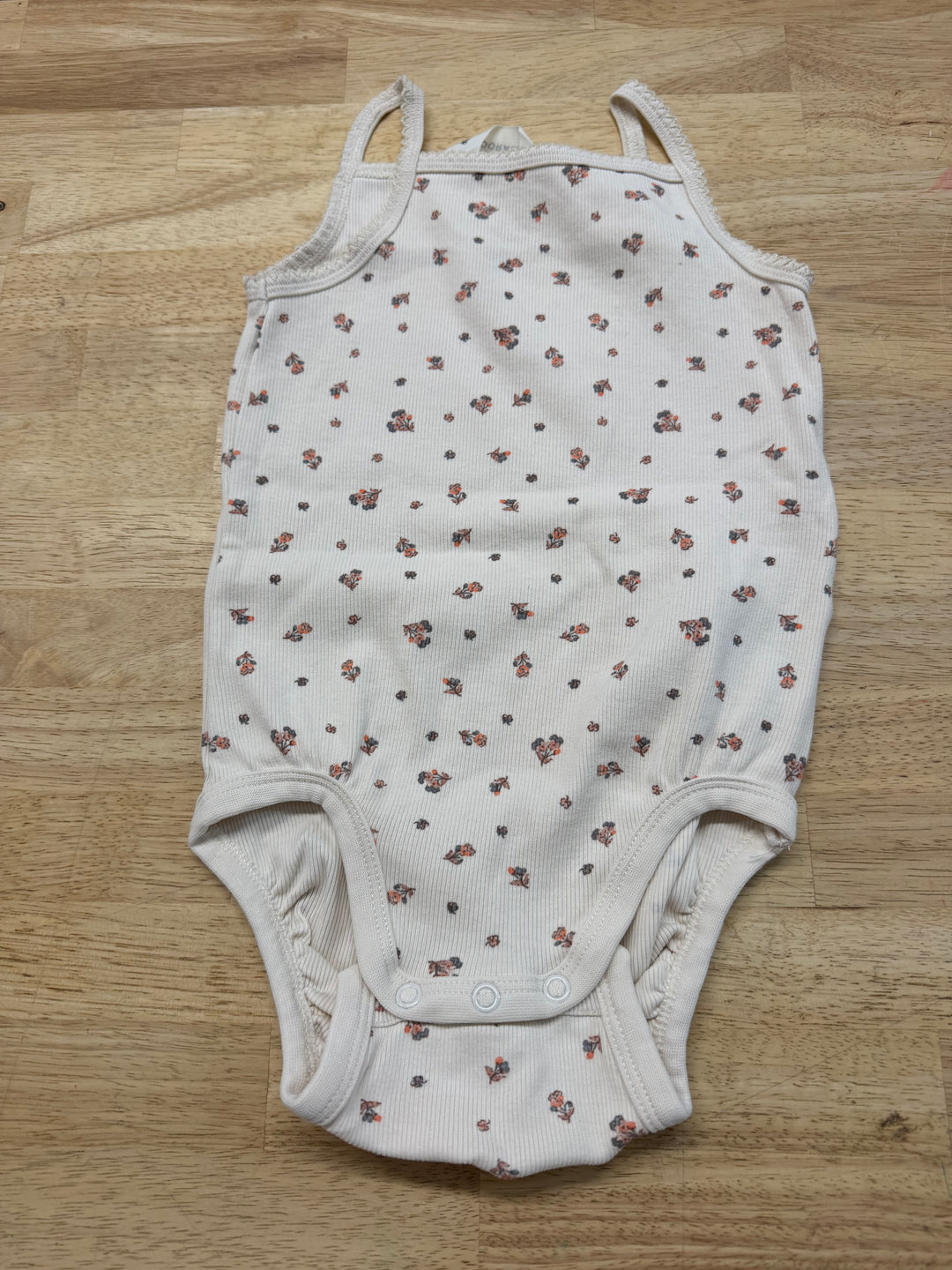 H&M Adorables Tank Top Bodysuit – 2t | Cream | Ditsy Floral