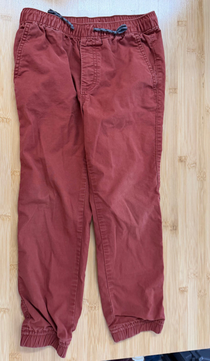 Gap Kids Chino Pants – M (7/8 Est.) | Burnt Orange Elastic Waist