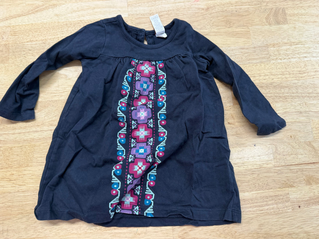 Tea Collection Blue Dress – 12–18M | Short Sleeve | Play