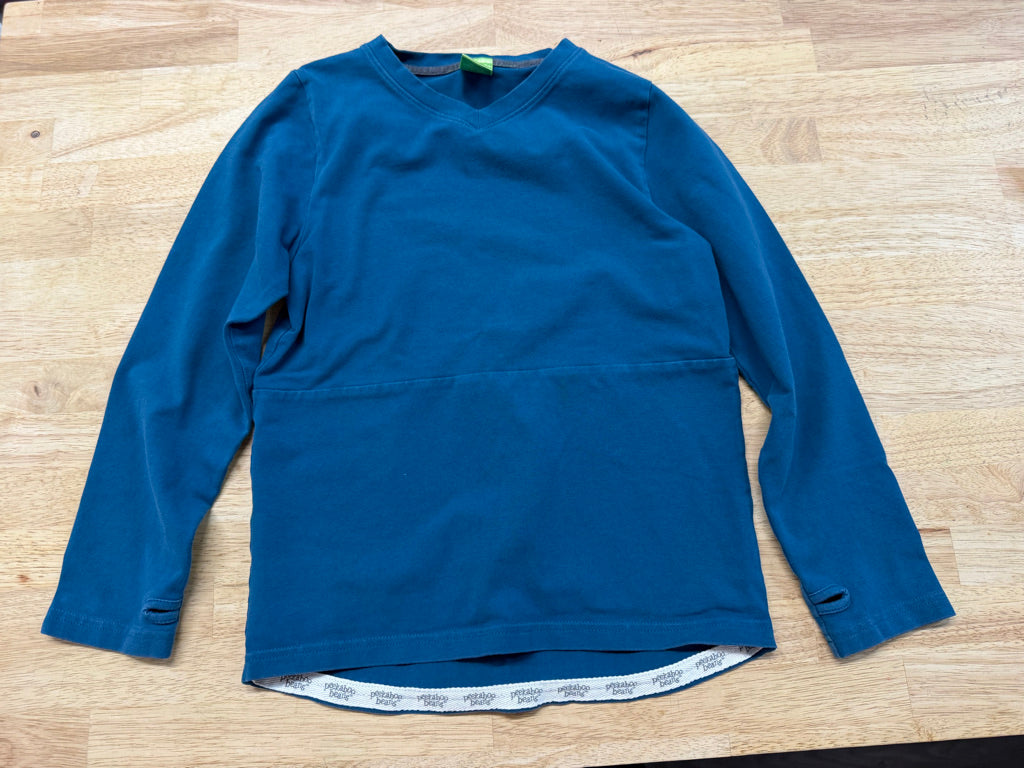 Peekaboo Beans Long Sleeve Shirt – 7 | Turquoise Boys