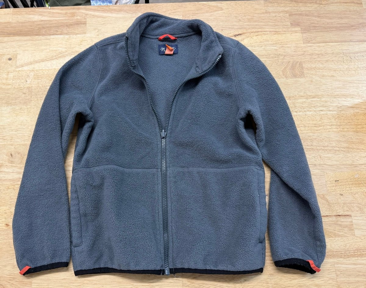 The Children's Place Fleece Zip Up – 7/8 | Charcoal | Medium Weight - Nest and Sprout-Consignment