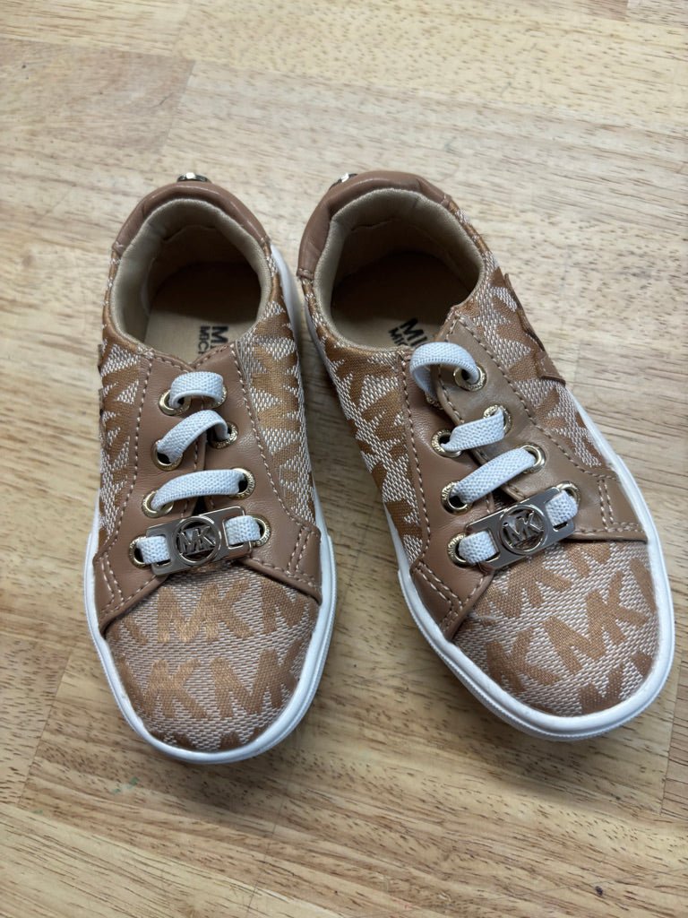Michael Kors Gold Sneakers Elastic Laces | Size 5 - Nest and Sprout - Consignment