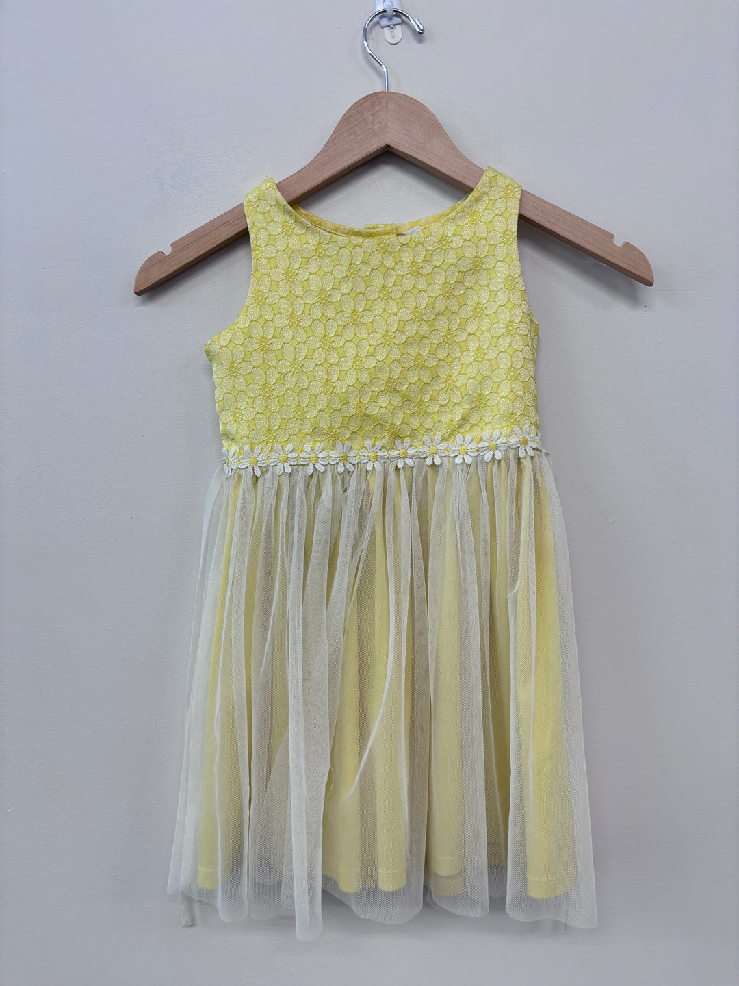 Sweet Heart Rose Size 6X Yellow Floral Dress Set